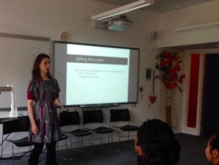 Laura Hankin presenting "PREVENTing Critical Thinking: A study into the impact of the statutory Prevent duty 2015 on the development of critical thinking in young people in schools in England"